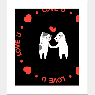 valentine cute valentine day gift Posters and Art